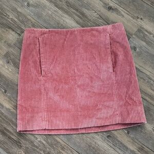 NWOT. Wide Whale Corduroy Mini Skirt